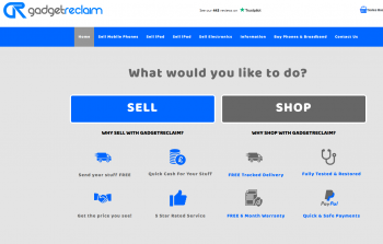 Sell your mobile or gadget to Gadget Reclaim and compare prices at sellanymobile.co.uk